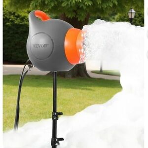 Gray and Orange Kids Foam Machine